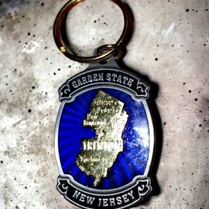 Trinton New Jersey vintage keychain